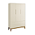 Quarto de Bebê Berço + Cômoda Sapateira + Guarda Roupa 3 Portas Areia Classic - Imagem 4