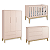Quarto de Bebê Berço + Cômoda Sapateira + Guarda Roupa 3 Portas Rosa Classic - Imagem 6