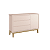 Quarto de Bebê Berço + Cômoda Sapateira + Guarda Roupa 3 Portas Rosa Classic - Imagem 9
