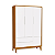Quarto de Bebê Berço + Cômoda Sapateira + Guarda Roupa 3 Portas Savana Classic - Imagem 5