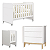 Quarto de Bebê Berço Evolution + Cômoda 3 Gavetas Branca - Imagem 4