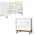 Quarto de Bebê Berço Evolution + Cômoda 3 Gavetas Branca - Imagem 1