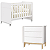 Quarto de Bebê Berço Evolution + Cômoda 3 Gavetas Branca - Imagem 3