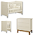 Quarto de Bebê Berço Evolution + Cômoda 3 Gavetas Areia - Imagem 2
