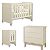 Quarto de Bebê Berço Evolution + Cômoda 3 Gavetas Areia - Imagem 4