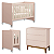 Quarto de Bebê Berço Evolution + Cômoda 3 Gavetas Rosa - Imagem 2