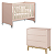 Quarto de Bebê Berço Evolution + Cômoda 3 Gavetas Rosa - Imagem 3