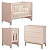 Quarto de Bebê Berço Evolution + Cômoda 3 Gavetas Rosa - Imagem 4