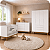 Quarto De Bebê Completo Classic Elfe Branco Amadeirado - Imagem 2