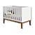Quarto De Bebê Completo Classic Elfe Branco Amadeirado - Imagem 6