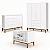 Quarto De Bebê Completo Classic Elfe Branco Amadeirado - Imagem 1