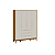Quarto De Bebê Completo Classic Elfe Areia Savana Amadeirado - Imagem 6