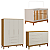 Quarto De Bebê Completo Classic Elfe Areia Savana - Imagem 2
