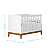 Quarto De Bebê Completo Classic Elfe Branco Amadeirado - Imagem 8