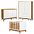 Quarto De Bebê Completo Classic Elfe Branco Savana - Imagem 1