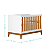 Quarto De Bebê Completo Classic Elfe Branco Savana - Imagem 9