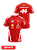 Camiseta Dryfit Ferrari 2026 - Lewis Hamilton - Vermelho - Imagem 1