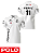 Camiseta Polo Cadillac 2026 - Sergio Perez - Branco - Imagem 1
