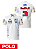 Camiseta Polo Red Bull Ford 2026 - Max Verstappen - Branco - Imagem 1