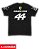 Camiseta Algodão Ferrari 2026 - Lewis Hamilton - Preto - Imagem 3