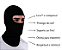 Balaclava Térmica Touca Facial Protetor Solar Uv50+ Moto Ciclismo - Imagem 2