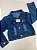 Jaqueta jeans fem escura - Imagem 4