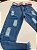 Calça jeans fem com cinto - Imagem 4