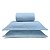Colcha Casal com Porta Travesseiro 180 Fios Sleep Buettner Azul - Imagem 1