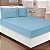 Colcha Casal com Porta Travesseiro 180 Fios Sleep Buettner Azul - Imagem 2