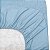 Colcha Casal com Porta Travesseiro 180 Fios Sleep Buettner Azul - Imagem 3