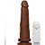 Pênis Real Dildo Longo Com Vibrador Ventosa 18,5x4,5cm A35 - Imagem 2