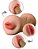 Masturbador Estimulador Masculina Realística Boca E Vagina - Imagem 4