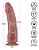 Pênis Grande 26,8x6 Cm Recarregável 10 Modos Vibração Pe266 - Imagem 2