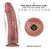 Pênis Grande 26,8x6 Cm Recarregável 10 Modos Vibração Pe266 - Imagem 10