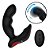 Vibrador Massageador De Prostata Com Dedilhar Recarregável Preto 9087 - Imagem 2