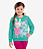 Conjunto Moletom Verde legging Rosa - Imagem 2