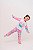 Pijama Suede Coelhinha Bailarina  longo - Imagem 1
