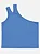 Conjunto Blusa Um Ombro Só E Short-Saia Azul - Imagem 3