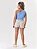Conjunto Blusa Um Ombro Só E Short-Saia Azul - Imagem 2