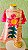 Vestido Malu Flor Rosa - Imagem 1