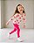 Conjunto Infantil legging rosa blusa Coração - Imagem 3