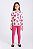 Conjunto legging rosa blusa Coração - Imagem 1