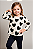 Conjunto legging  blusa coração P&B - Imagem 1