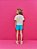 Conj Blusa e Short/saia Natural/Azul Hawai - Imagem 2