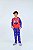 Pijama Suede Manga Longa Homem Aranha Azul - Imagem 1