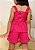 Conjunto Infantil Menina Blusa Peplum e Short em Algodão Pink - Imagem 3