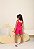 Conjunto Infantil Menina Blusa Peplum e Short em Algodão Pink - Imagem 4