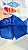 Conjunto Infantil Feminino Bela Peixinhos – Camiseta e Short-Saia Azul - Imagem 3