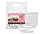 Kit Pote PP Retangular 24 un 1000ml Rioplast C/ Tampa - Imagem 1