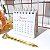 Calendário de Mesa 2026 | 10x10cm | Escolha sua frase favorita - Pastel - Imagem 2